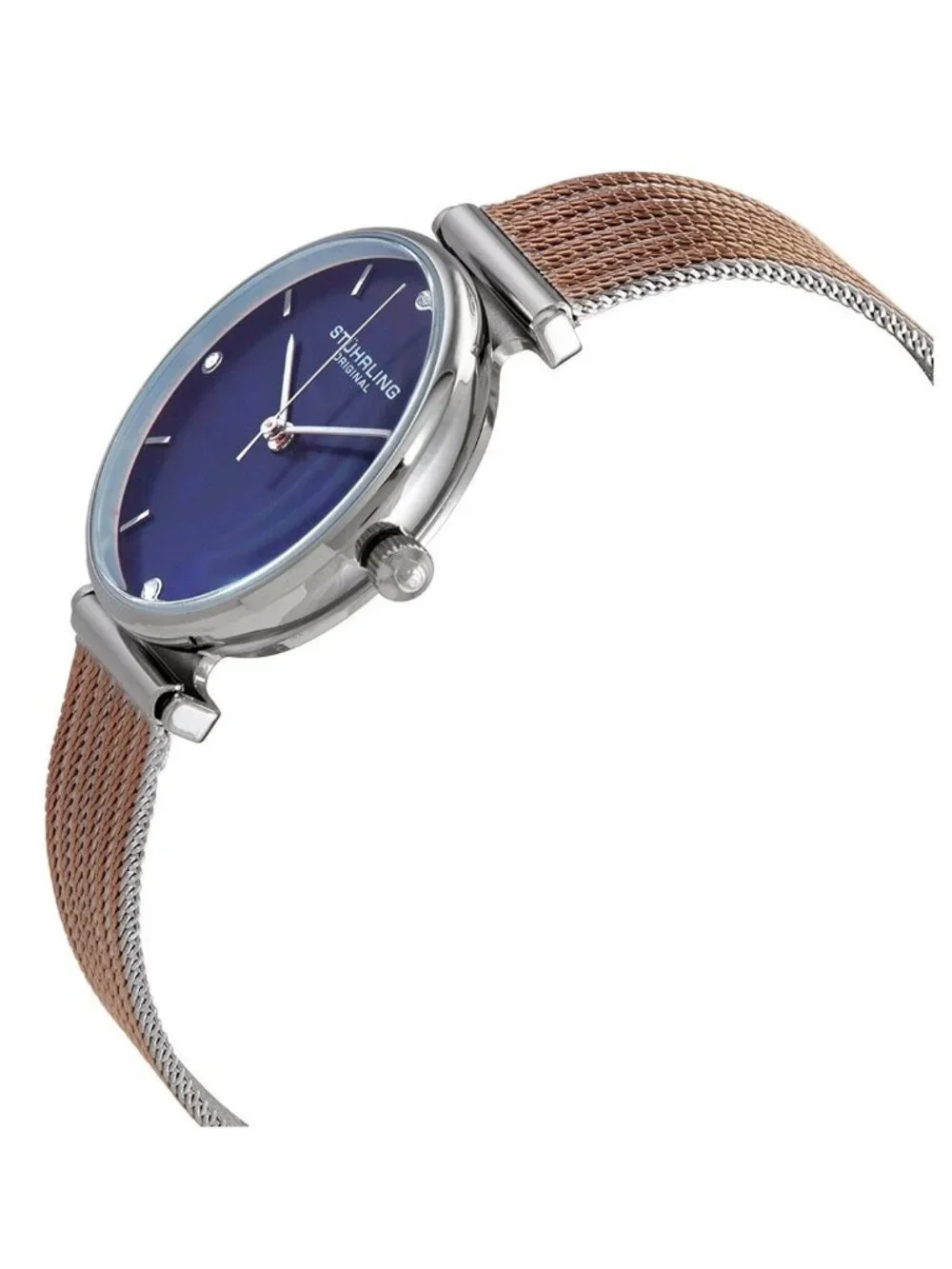 NWT Stuhrling Original Symphony Blue Dial Ladies Watch